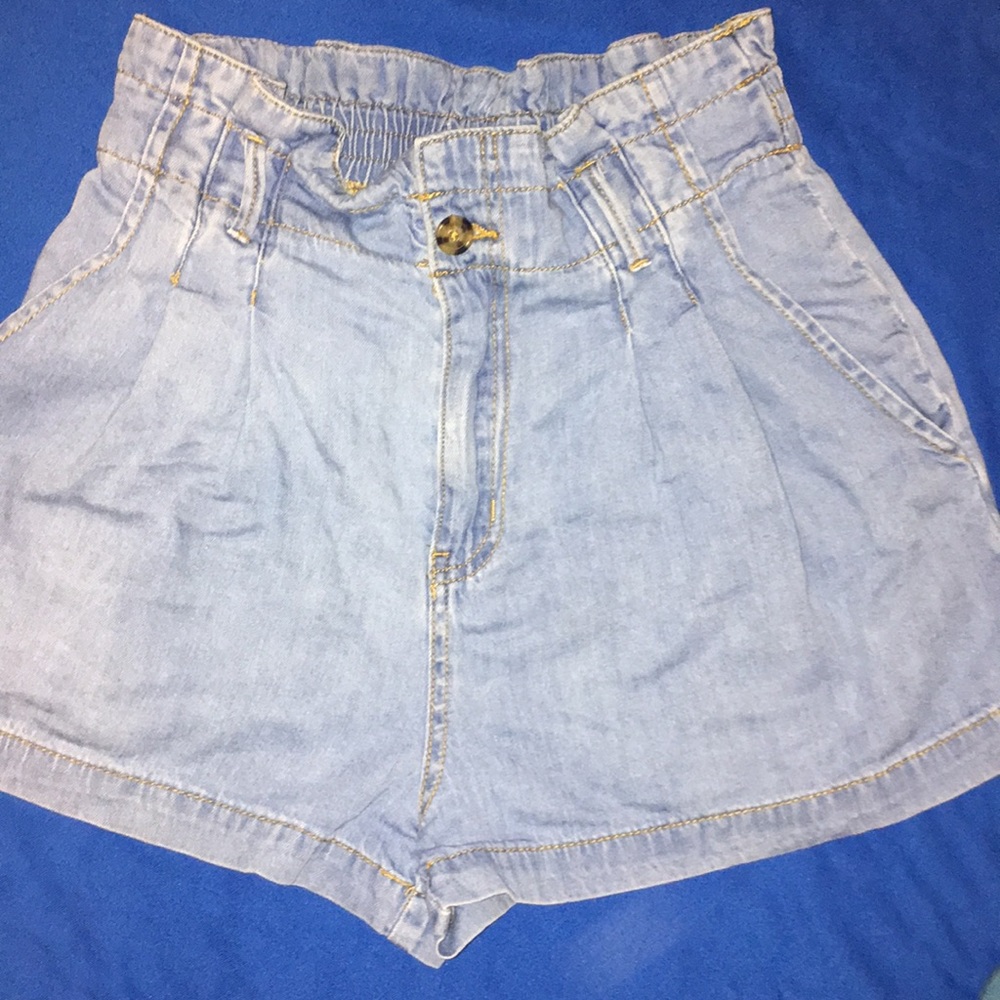 Denim shorts